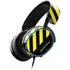 Black and Yellow Stripes SteelSeries Arctis 3 Skin